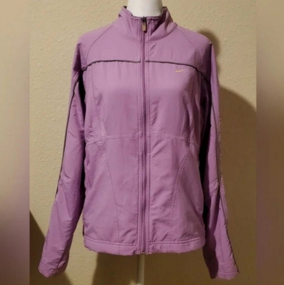Nike‎ Women's Sphere Dry Activewear Full  Zip Up Jacket Purple Size Large